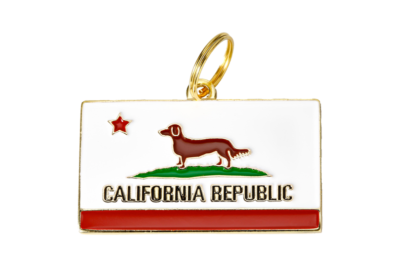 California Republic</br>Enamel Charm</br>Not Engraved - BUBU BRANDS