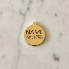 Hello My Name is Good Boy</br>ENAMEL CHARM/ID TAG</br>Engraved - BUBU BRANDS
