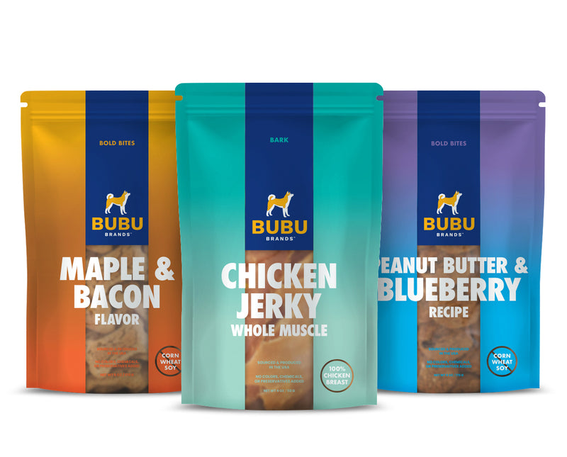Any Two Dry Dog Treats & Whole Muscle Chicken Jerky<br>15% OFF!